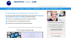 Desktop Screenshot of gruppenfluege.com